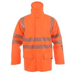 Bodyguard High Visibility FR Arc Storm Coat Orange