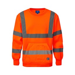 Bodyguard High Visibility Sweatshirt Orange