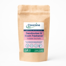 Cleanline Eco Deodouriser & Room Freshener T12 Bottle Soluble Sachets (Pack 20)