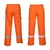 Portwest FR26 Bizflame Hi Vis Flame Retardant Anti-static Trousers Tall Orange