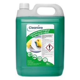 Cleanline Concentrated Original Washing Up Liquid 5 Litre