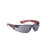 Bolle RUSHPPSF Rush+ Safety Specs Black/Red Smoked Lens