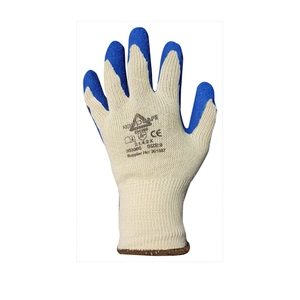 Blue Grab 'N' Grip Latex Gloves Pack 12