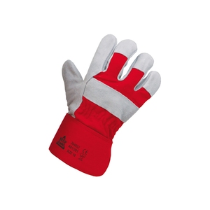 KeepSAFE GLO6SPR Split Leather Rigger Glove Red