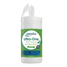 Cleanline Eco Ultra-One Wipes Tub (100 Wipes)