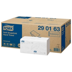 Tork Singlefold Advanced Hand Towels (Case 3750)