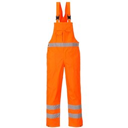 Portwest S388 High Visibility Waterproof Bib & Brace Orange