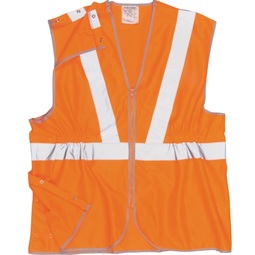High Visibility Rail Track Vest Orange