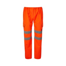 Bodyguard High Visibility Breathable Overtrousers Reg  Orange