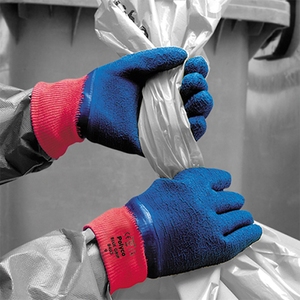 Polyco 8403 Blue Grip Latex Gloves Size 9 Pack 48