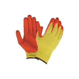 KeepSAFE GLO107 Latex Coated Grip Palm Glove Orange