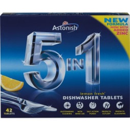 Astonish Dishwasher Tablets 5in1 42 Tablets