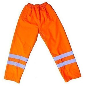 Hi-Vis Orange PU Overtrousers