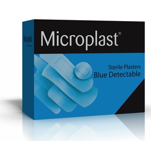 Medikit 85502 Blue Detectable Assorted Plasters [100]