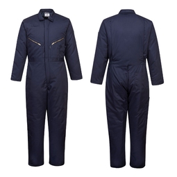 Portwest S816 Orkney Polycotton 200g Lined Coverall Navy