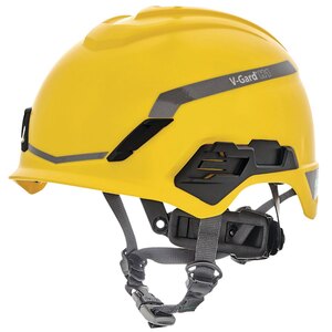 MSA 10194795 V-Gard H1 Unvented FT3PIV Yellow Helmet