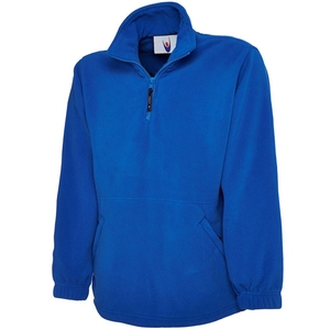 Uneek UC602 1/4 Zip Micro Fleece Jacket Royal Blue