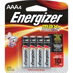 Energizer MAX AAA Batteries Pack of 4