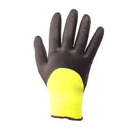 3/4 Dipped Black Nitrile Thermal Glove [12]
