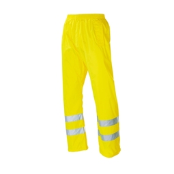 KeepSAFE High Visibility Waterproof Trousers Yellow