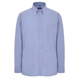 Disley Blue Long Sleeved Oxford Shirt C946B