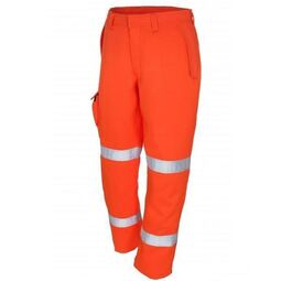 ProGarm 4616 Hi-vis Orange Trousers Short Leg