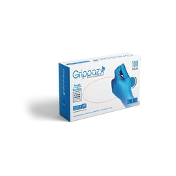 Grippaz Heavy Duty Nitrile Disposable Gloves Blue