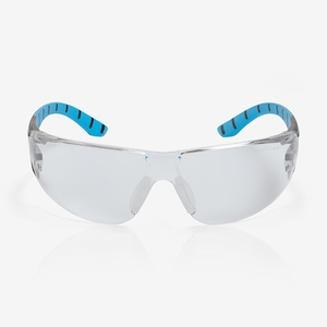Riley Stream Blue K&N Rated Safety Glasses Clear Lens