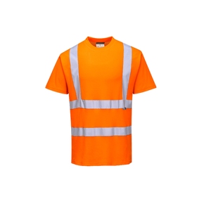 Portwest S170 Cotton Comfort T-Shirt Hi-Vis Orange