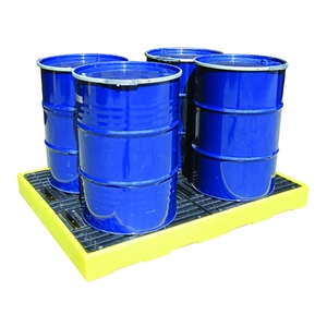 Ecospill PE 4 Drum Bunded Workfloor 166x126x15cm P3281713