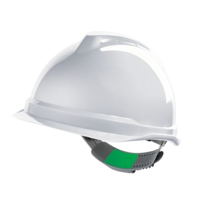 MSA V-Gard 520 Safety Helmet c/w Stazon (Linesman) White