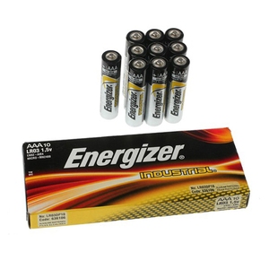Energizer Industrial Type AAA Batteries Pack of 10