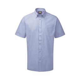 Orn 5500-15 Classic Oxford Sky Blue Short Sleeved Shirt 