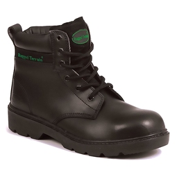 Rugged Terrain Black Derby Safety Boot S1P