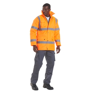 High Visibility Safety Jacket Orange