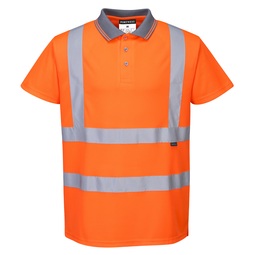 RT22 High Visibility Short Sleeve Polo Shirt Orange
