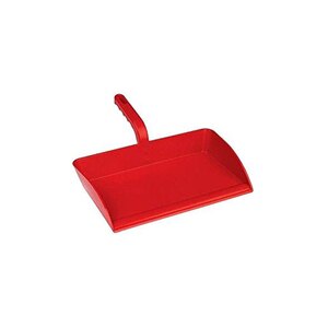 Red Open Plastic Dustpan