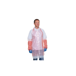 Catersafe Disposable Aprons Red 27'' x 42'' [100]