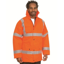 High Visibility Safety Jacket Orange