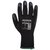 Portwest A100K8R Black Latex Coated Black Grip Gloves
