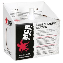 Lens Cleaning Station  [8OZ Fluid + Tissues]