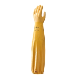 Showa 772 Extended Length Chemical Resistant Gauntlet Yellow (Pair)