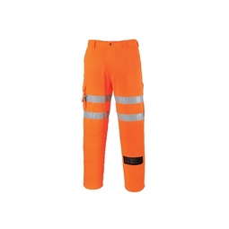 Portwest RT46 Hi-Vis Orange Combat Trouser (Tall Leg)