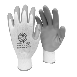 Foam Nitrile Coated Glove Grey