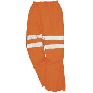 High Visibility Rail Track Trousers Regular Leg Orange