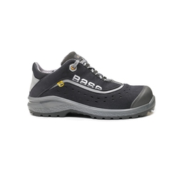 Portwest B0886 Microfibre Trainer Shoe ESD SRC Black/Grey
