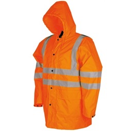 High Visibility Premium Breathable/Waterproof Jacket Orange