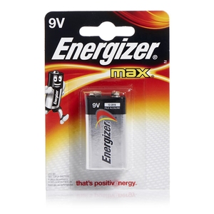 Single Energizer MAX Batterie 9V