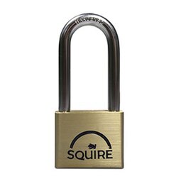 Squire LN5/2.5KA Lion Range Premium Solid Brass Double Locking Padlock Open Shackle Keyed Alike 50MM