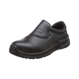 Blackrock SRC04B Leather Slip On Safety Shoes SRC Black
